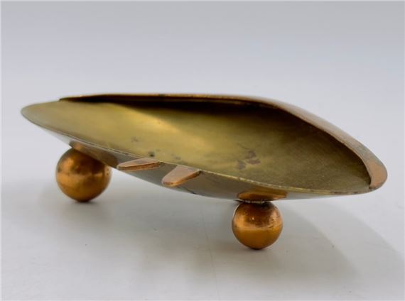 Vintage Copper & Brass Free-Form Bowl by Los Castillo, Mexico Mid 20th Century by Los Castillo, circa 20th Century