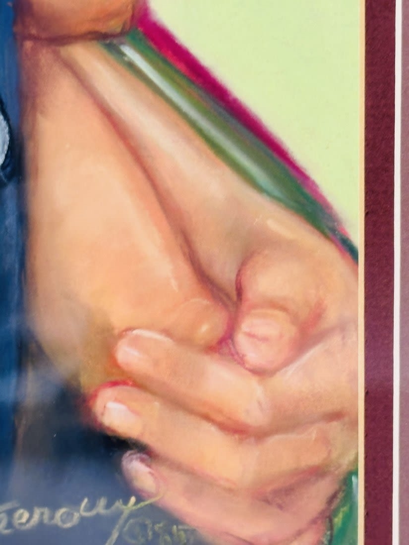 Artwork by Carol Theroux, Tenderness" Native American Painting by Carol Theroux (USA 1930-2021, Made of Painting