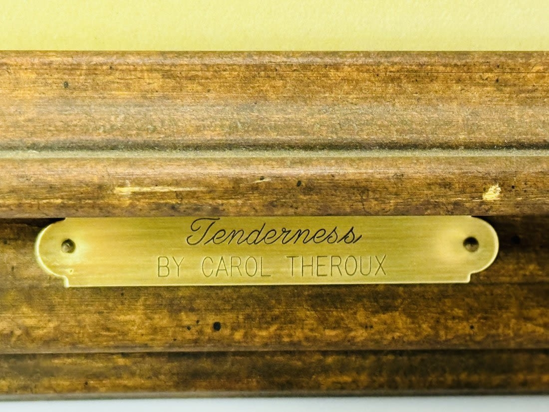 Artwork by Carol Theroux, Tenderness" Native American Painting by Carol Theroux (USA 1930-2021, Made of Painting