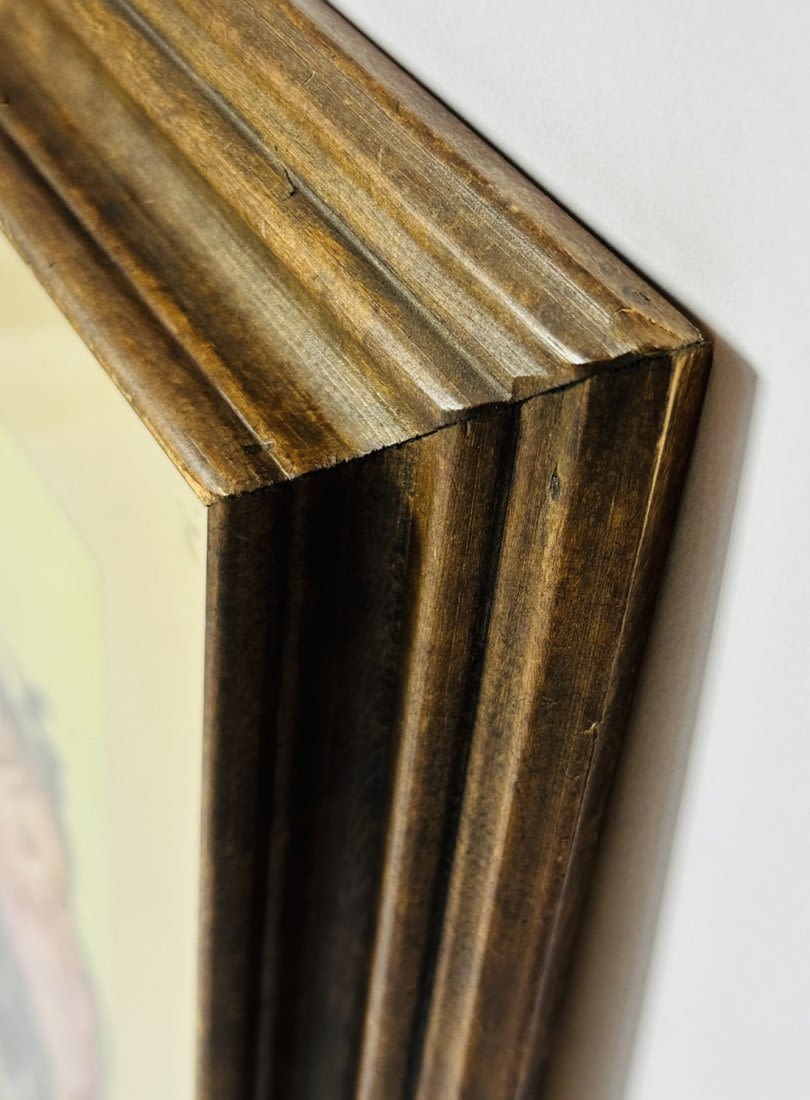 Artwork by Carol Theroux, Tenderness" Native American Painting by Carol Theroux (USA 1930-2021, Made of Painting