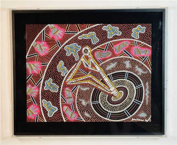 Aboriginal Painting by James P. Simon (Australia by James P. Simon, 1987