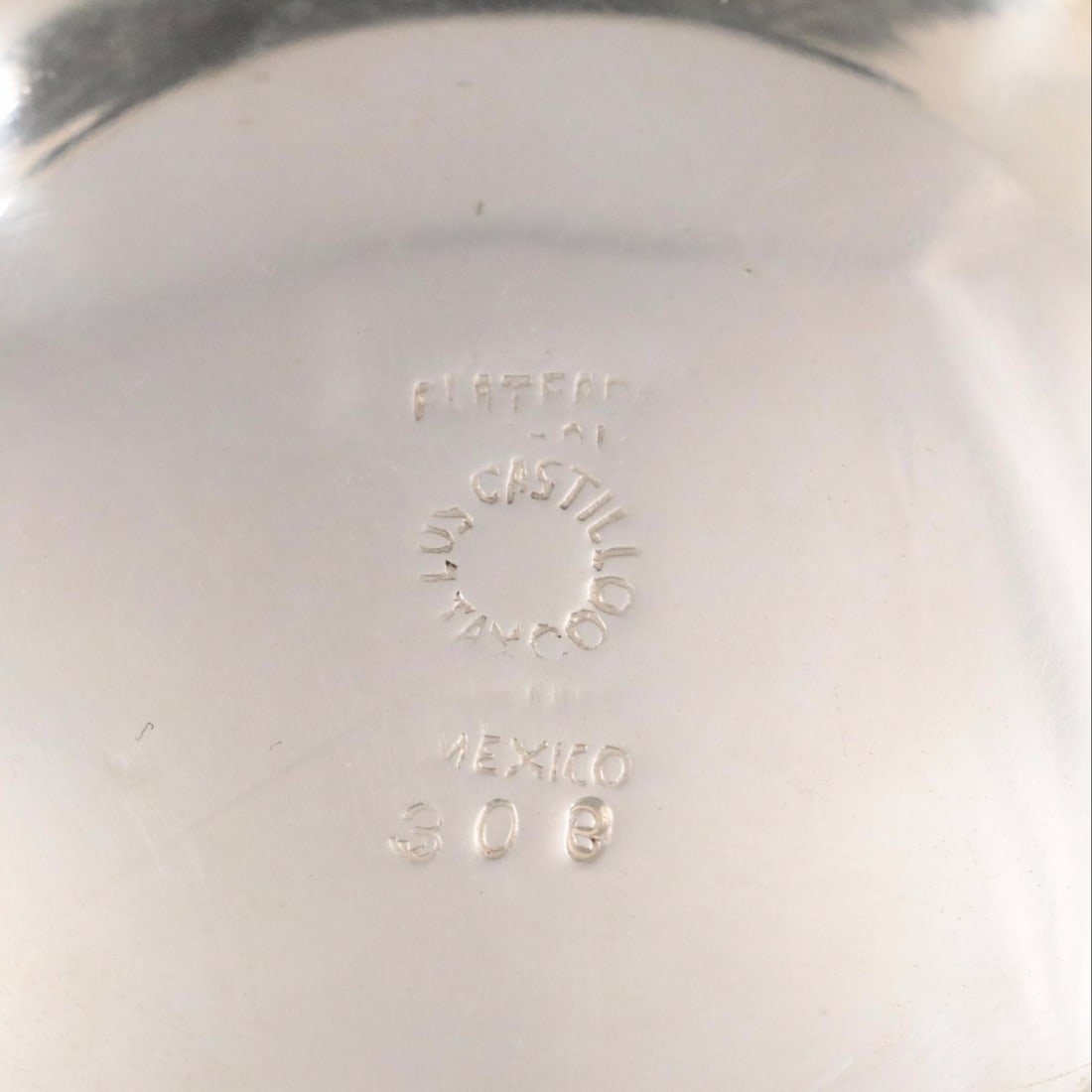 Artwork by Los Castillo, Silver and Malachite Bowl by Los Castillo, Mexico Mid 20th Century, Made of Silver and Malachite