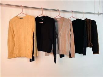 Set of 5 Sweaters by Ralph Lauren, Yansi Fugel, Dries Van Noten, TSE, & Petra Karthaus - Dries van Noten
