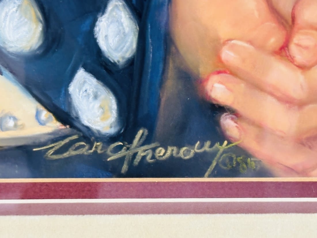 Artwork by Carol Theroux, Tenderness" Native American Painting by Carol Theroux (USA 1930-2021, Made of Painting