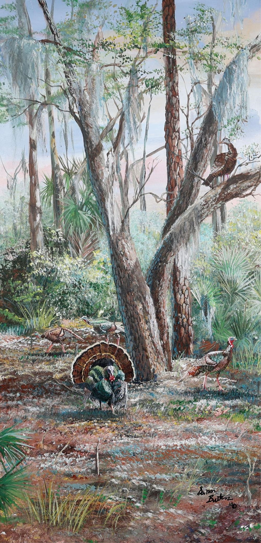 Sam Butler | SAM BUTLER FLORIDA ARTIST TURKEY RAFTER | MutualArt
