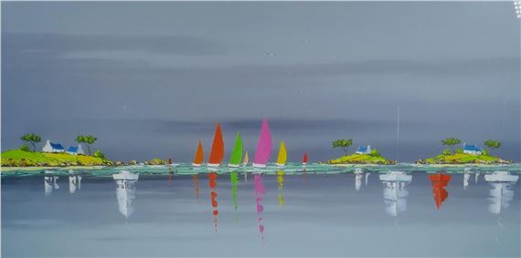 Boat Reflections by Fréderic Flanet