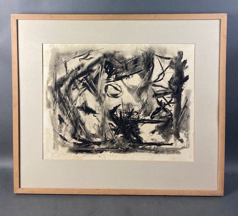 Artwork by Harry Lowe, Harry Lowe Ink on Paper. Moonscape