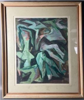 Harry Lowe. Gouache On Paper. 1953 - Harry Lowe