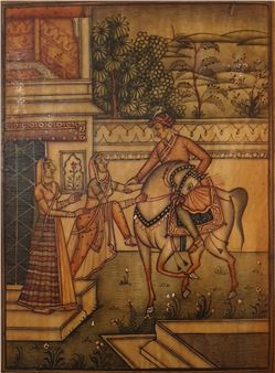 19th C. Indian Hand Painted Miniature - C. Early