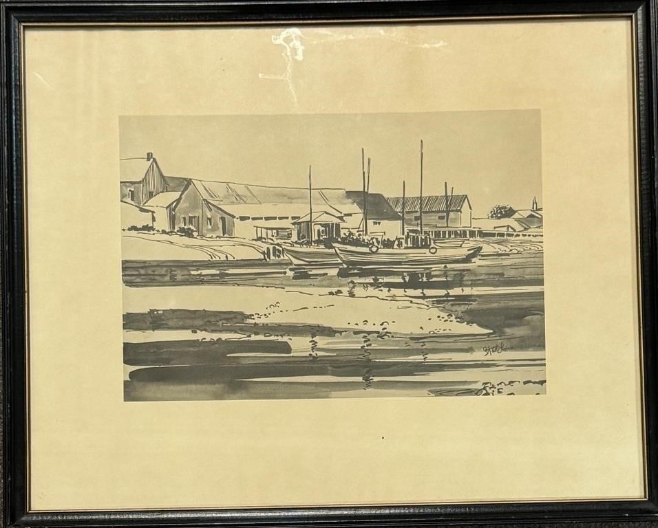 Artwork by John Stackhouse, NICE JOHN STACKHOUSE FRAMED PRINT
