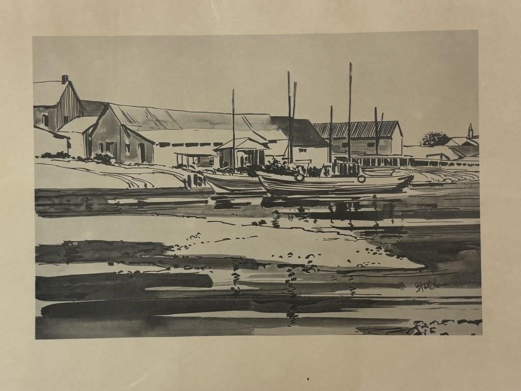 Artwork by John Stackhouse, NICE JOHN STACKHOUSE FRAMED PRINT