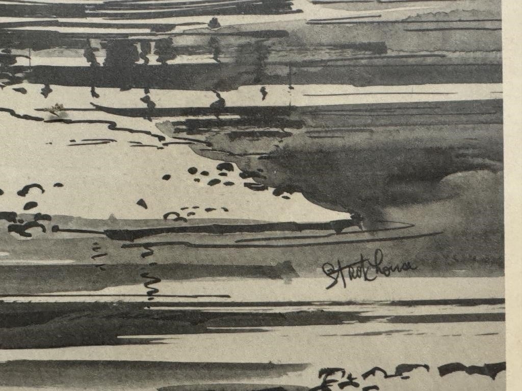 Artwork by John Stackhouse, NICE JOHN STACKHOUSE FRAMED PRINT