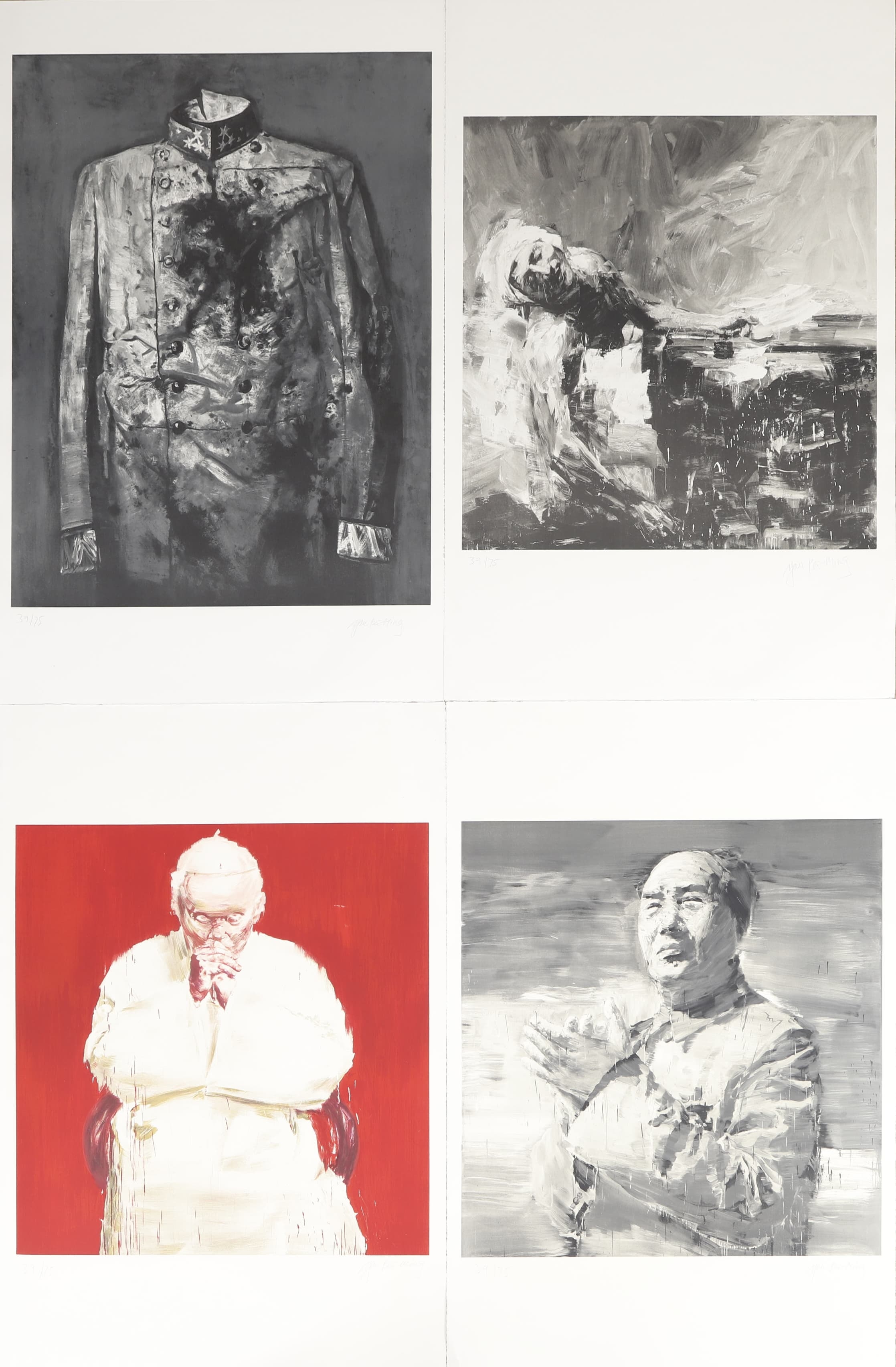 Yan Pei Ming | Icônes - rare suite complète [x4], 2013 (2013) | MutualArt