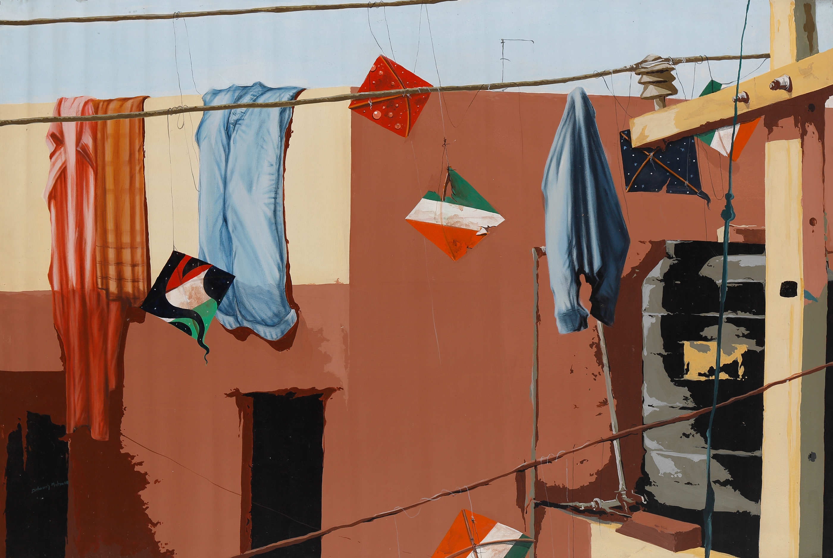 Artwork by Debasish Mishra, Untitled, Made of acrylic on canvas