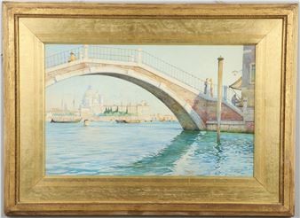 REGINALD BARRATT (1861-1917). VIEW FROM GIUDECCA, VENICE - Reginald Barratt