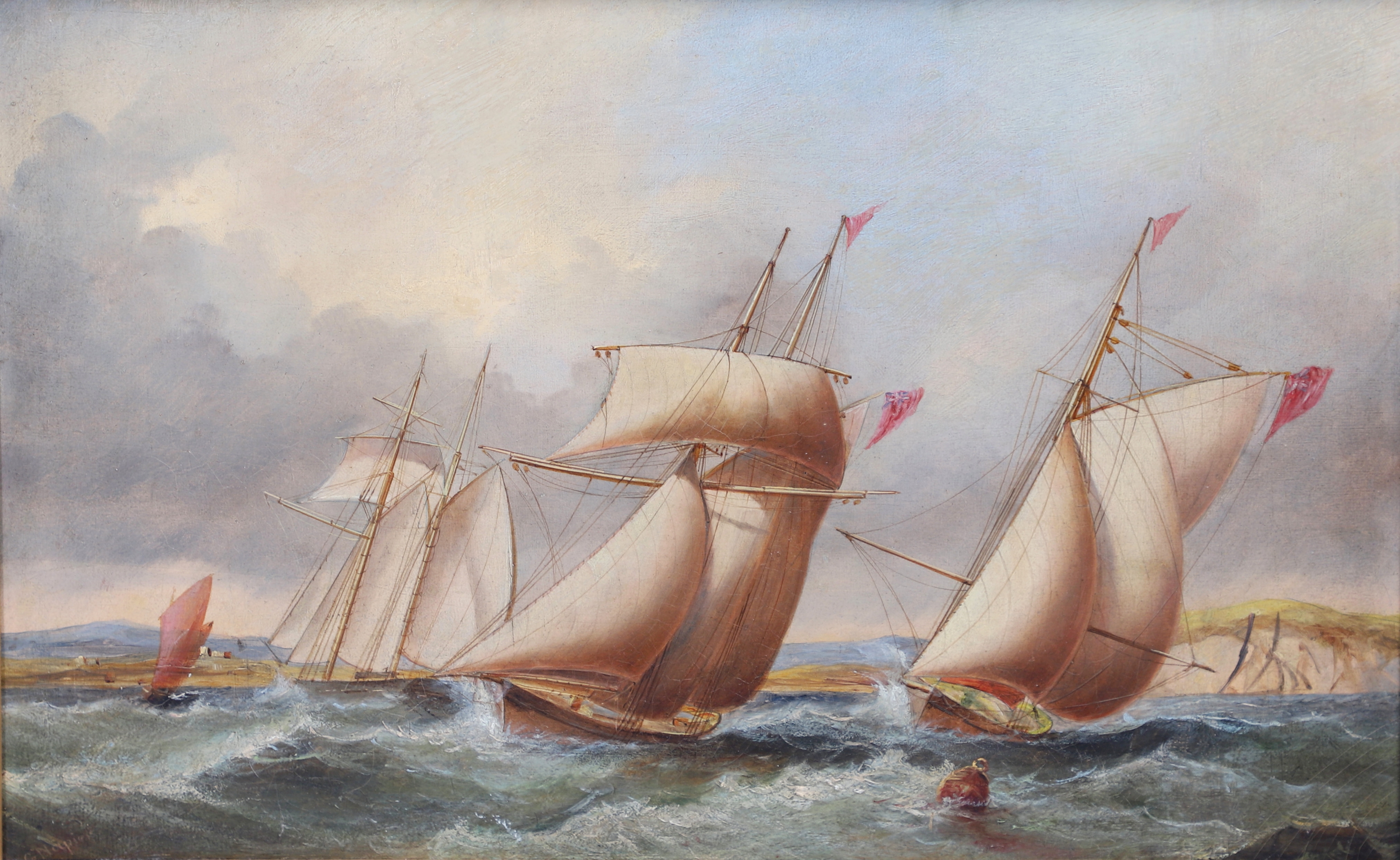 George Napier | GEORGE ALEXANDER NAPIER (1823-1869)). YACHTS IN COASTAL ...