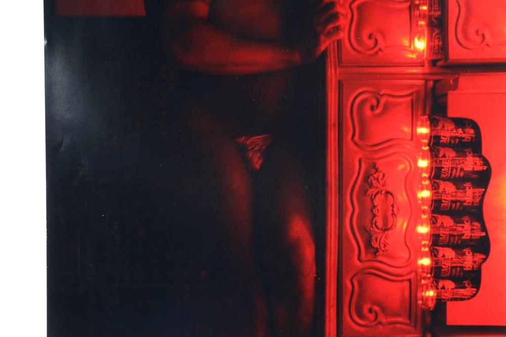 Artwork by Carl Pope, Madonna, 2002 / male partial nude, 1995, Made of color prints