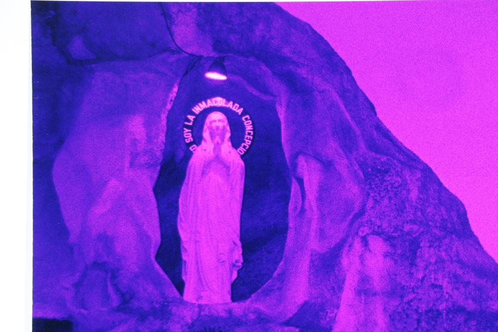 Artwork by Carl Pope, Madonna, 2002 / male partial nude, 1995, Made of color prints