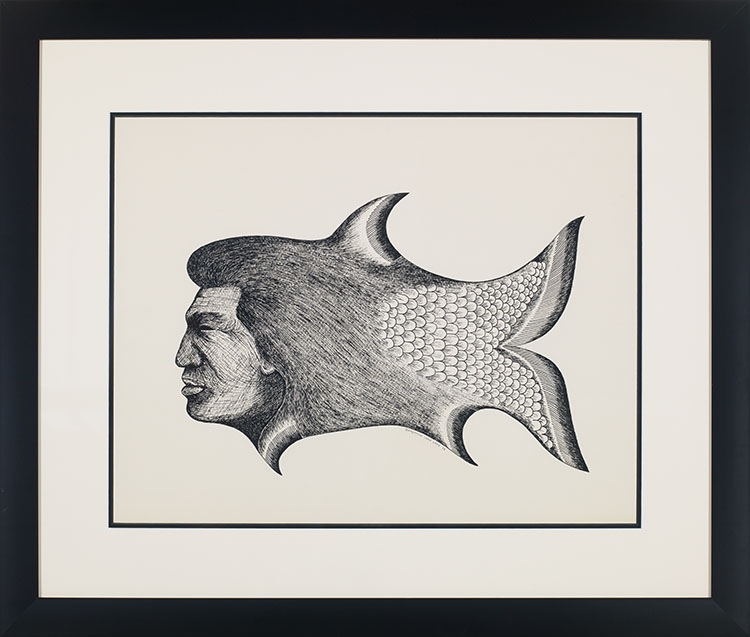Benjamin Chee Chee | Spirit Fish (1973) | MutualArt