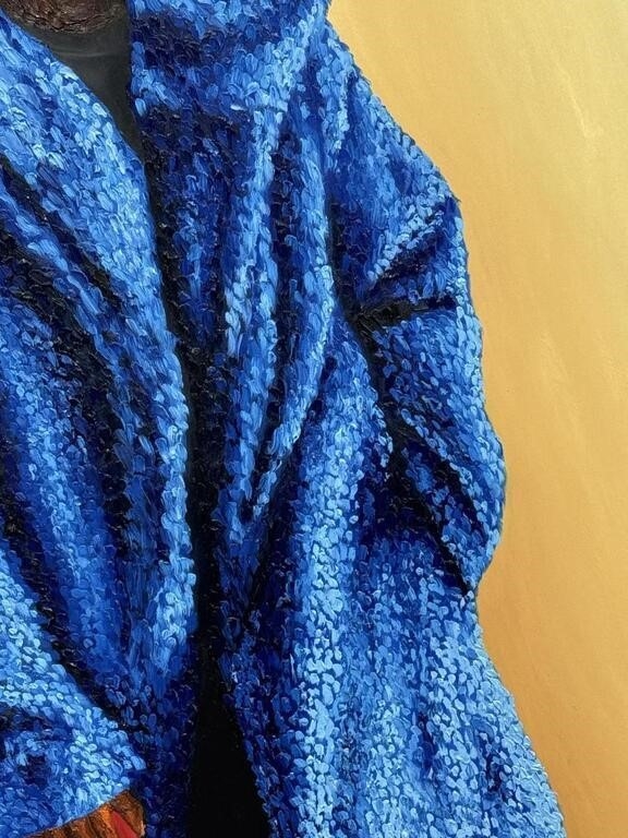 Artwork by Abdur Rahman Muhammad, ABDUR RAHMAN MUHAMMAD "AMERICAN BOY" ACRYLIC, Made of acrylic on canvas