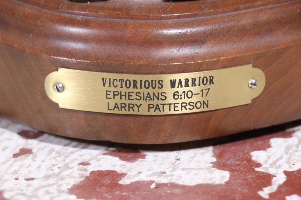 Larry Patterson | LARRY PATTERSON VICTORIOUS WARRIOR BRONZE SCULPTUR ...