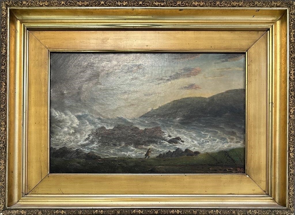 Artwork by Bloomfield Douglas, WILLIAM BLOOMFIELD DOUGLAS - CAPE BRETON, Made of newspapers