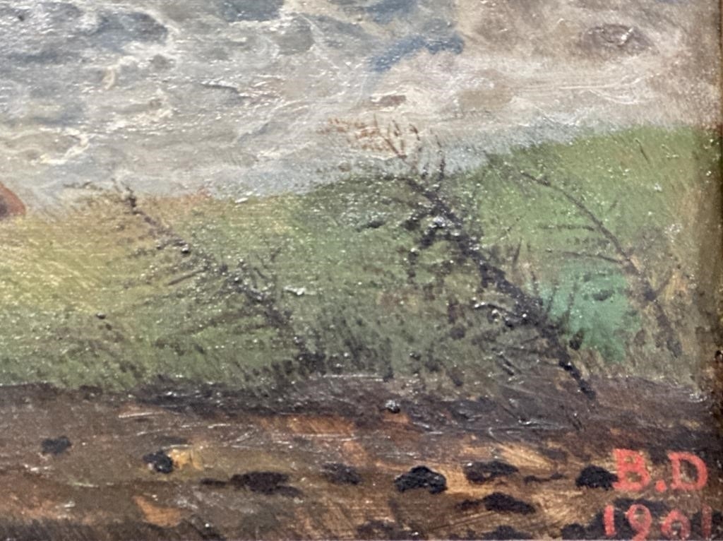 Artwork by Bloomfield Douglas, WILLIAM BLOOMFIELD DOUGLAS - CAPE BRETON, Made of newspapers