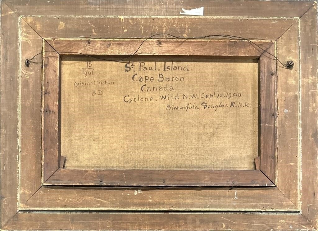 Artwork by Bloomfield Douglas, WILLIAM BLOOMFIELD DOUGLAS - CAPE BRETON, Made of newspapers