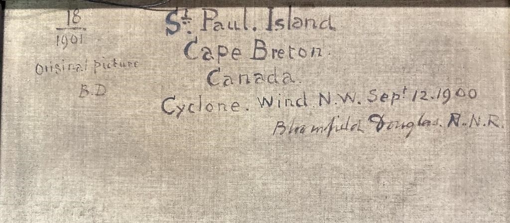 Artwork by Bloomfield Douglas, WILLIAM BLOOMFIELD DOUGLAS - CAPE BRETON, Made of newspapers