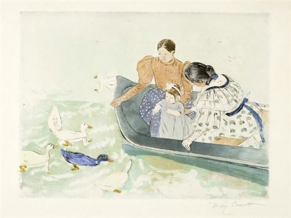 Feeding the Ducks by Mary Cassatt, circa 1895