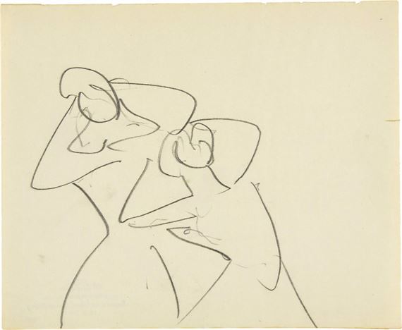 Zwei Tänzerinnen by Ernst Ludwig Kirchner, circa 1910