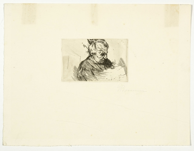 Artwork by Umberto Boccioni, La madre, Made of Etching