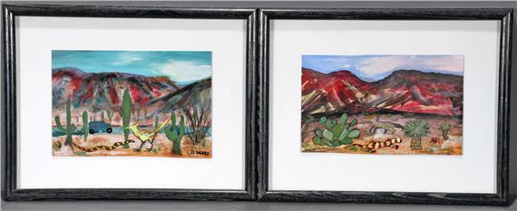 Desert & Animals on the Rio Grande by Janet Munro, 1991