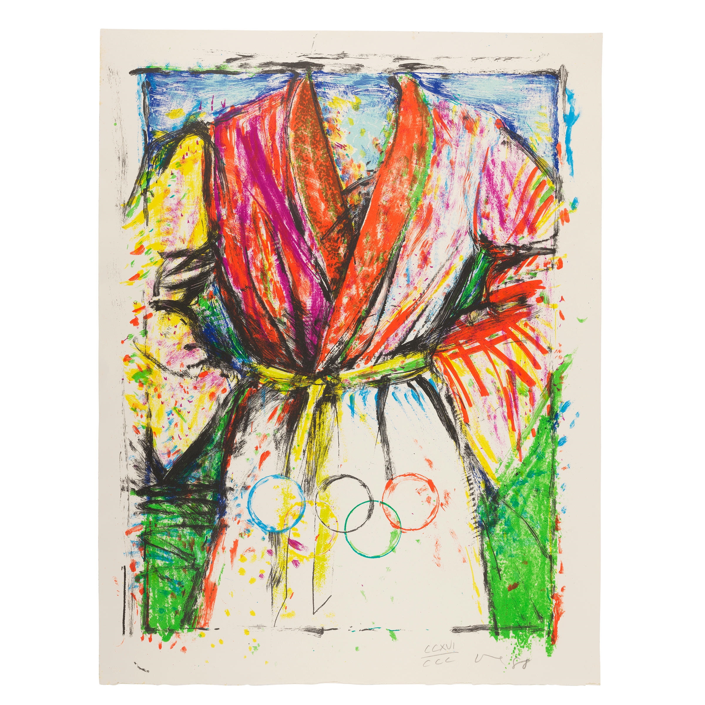 Jim Dine | Olympic Robe, from Official Arts Portfolio of the XXIVth ...
