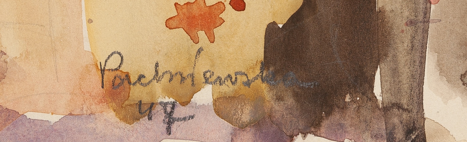 Artwork by Hanna Pachniewska-Betley, Nude on the couch, Made of watercolour, pencil/paper