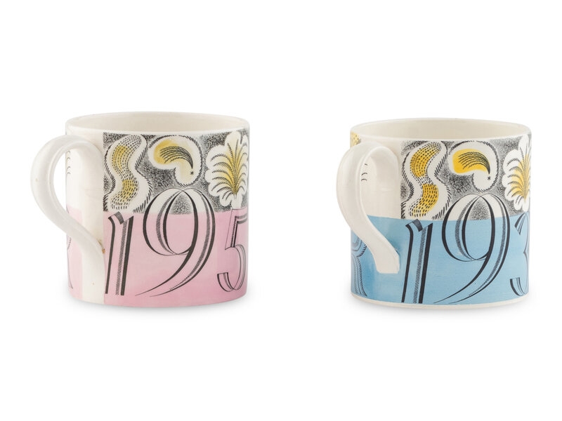 Eric Ravilious | Two Eric Ravilious for Wedgwood Commemorative Mugs ...
