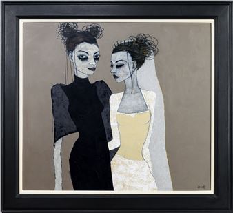 MARGARETANN BENNETT RSW (SCOTTISH b. 1968), WIDOW AND BRIDE - Margaretann Bennett