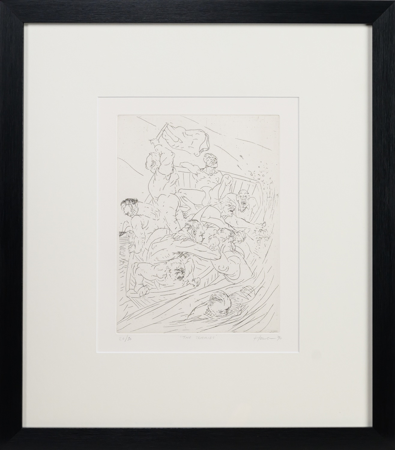 Peter Howson Obe | PETER HOWSON OBE (SCOTTISH b. 1958), THE TERRIES (90 ...