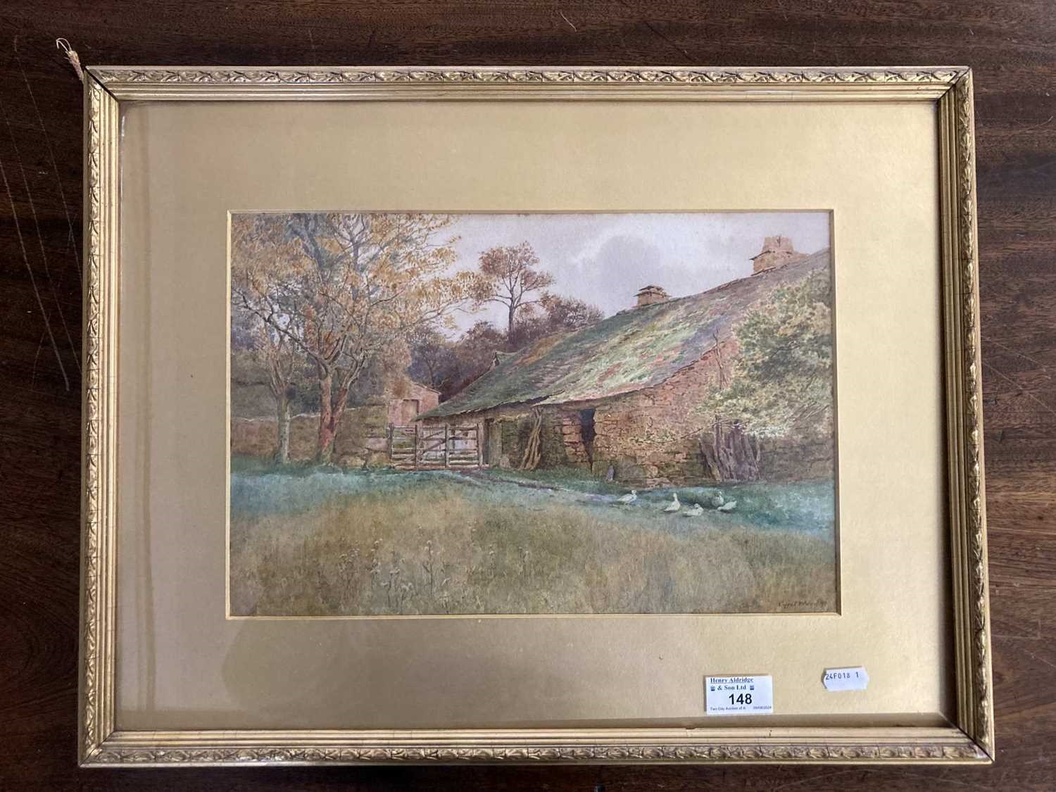Cyril Ward | Watercolours of a rustic scene | MutualArt
