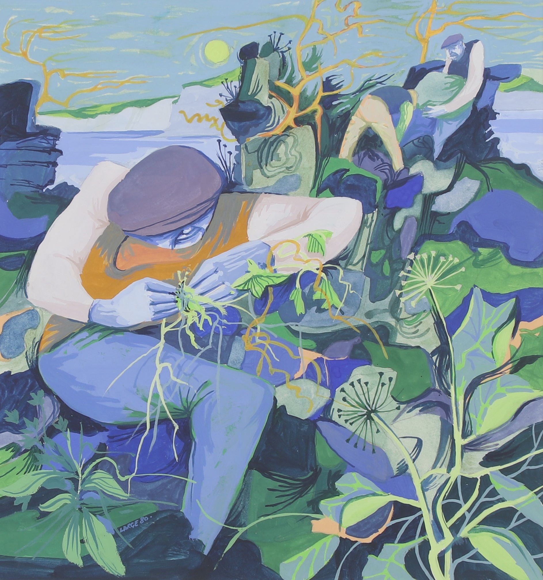 George Large | On the Cliffs (1980) | MutualArt