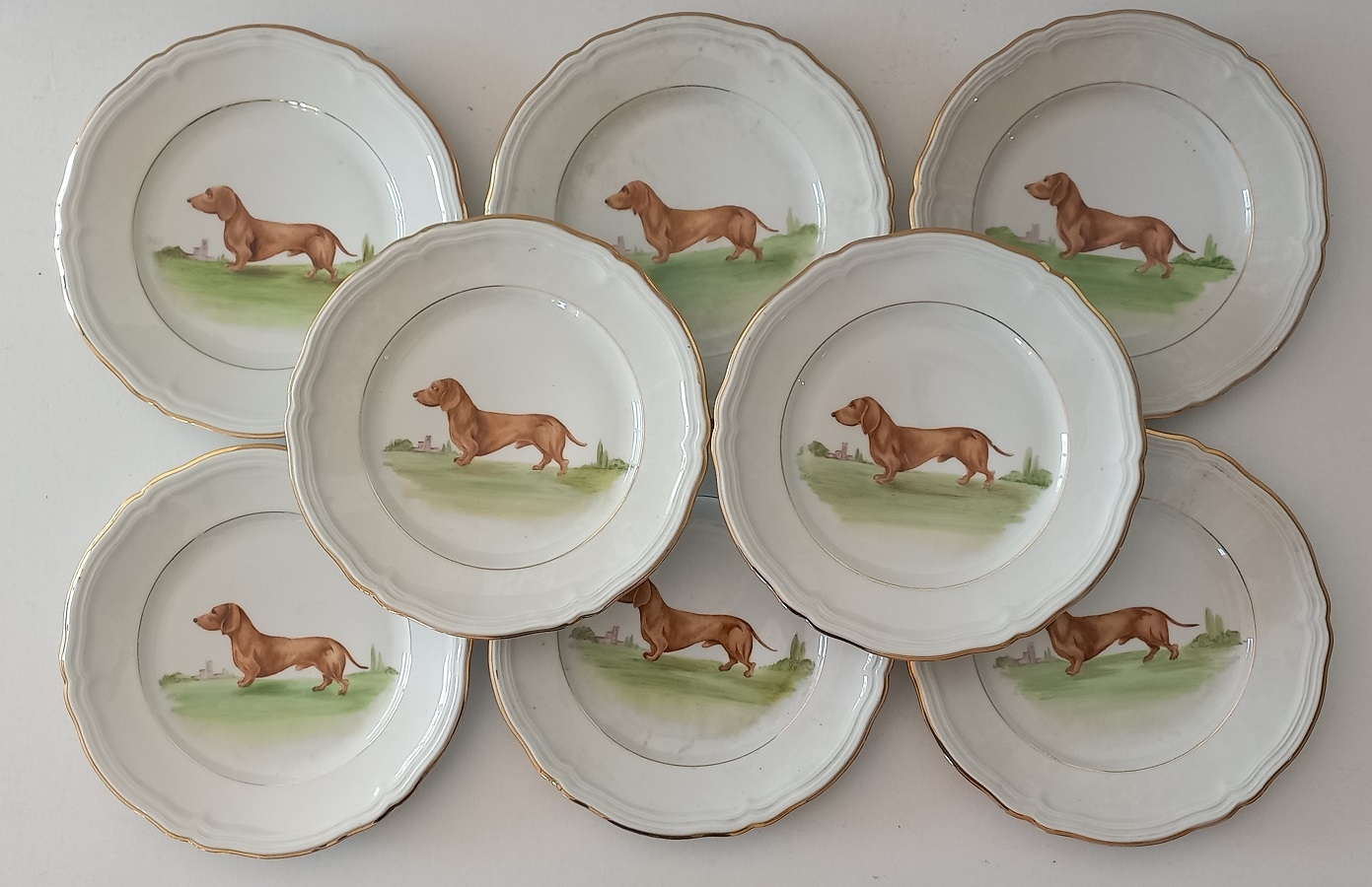 AmorArc Set di piatti in ceramica fatti a mano da 15,2 cm, realizzati a mano