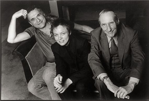 John Giorno, Laurie Anderson and William Burroughs, New York by Marcia Resnick, 1980