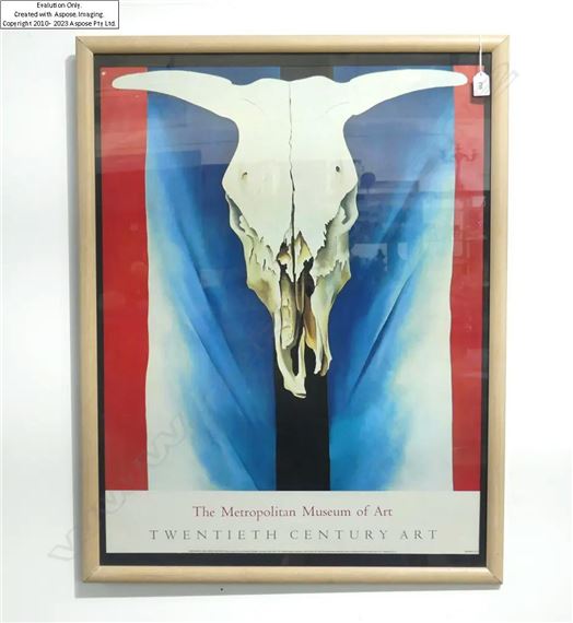 GEORGIA O'KEEFFE MOMA POSTER 780x600mm by Georgia O'Keeffe