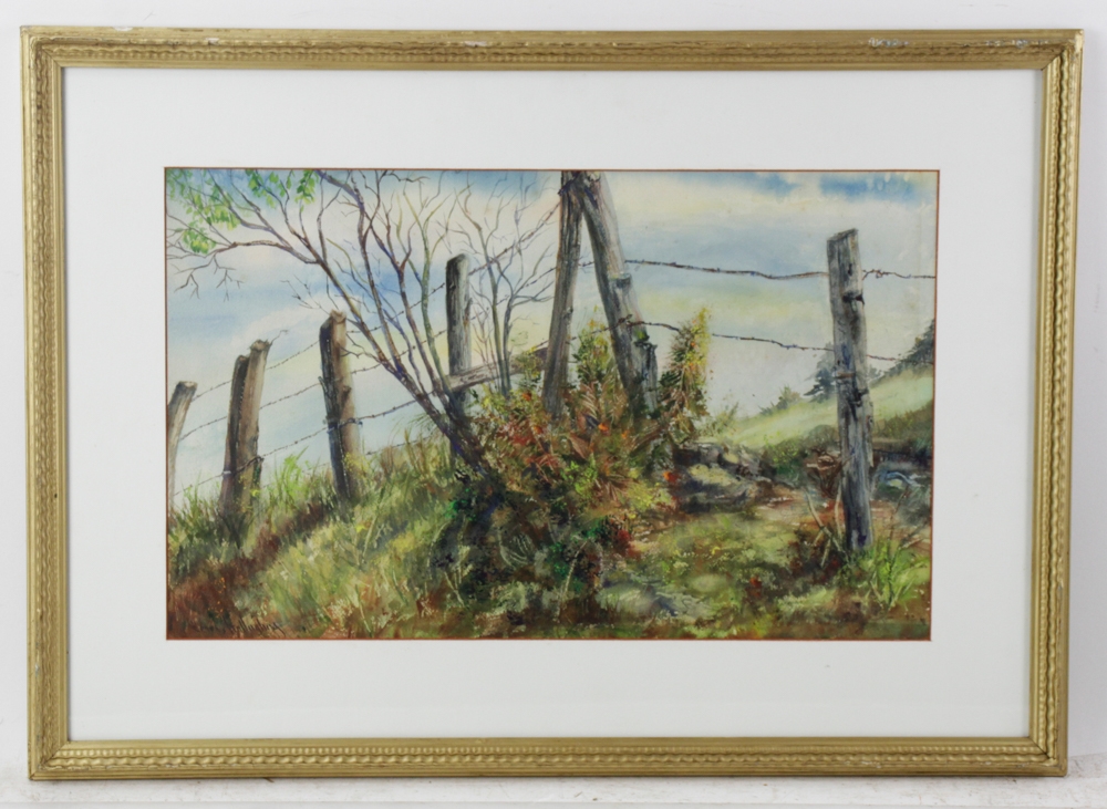 Artwork by Sears Gallagher, The Good Neighbor, Made of watercolor