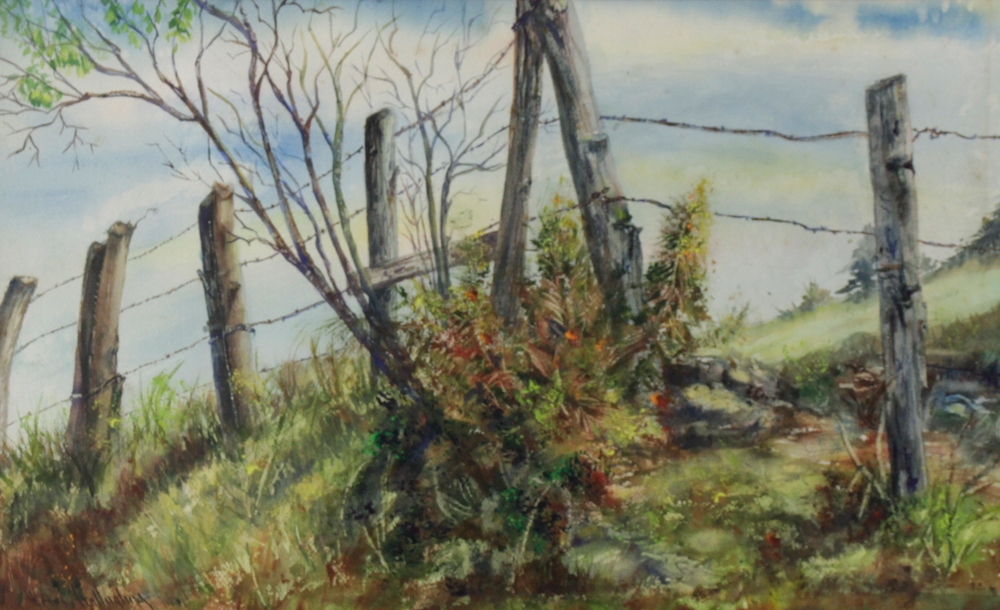 Artwork by Sears Gallagher, The Good Neighbor, Made of watercolor