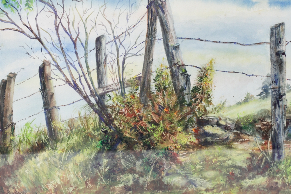 Artwork by Sears Gallagher, The Good Neighbor, Made of watercolor