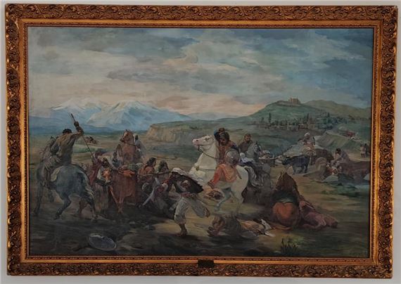 “Battle” by Babken Kolozian, 1939