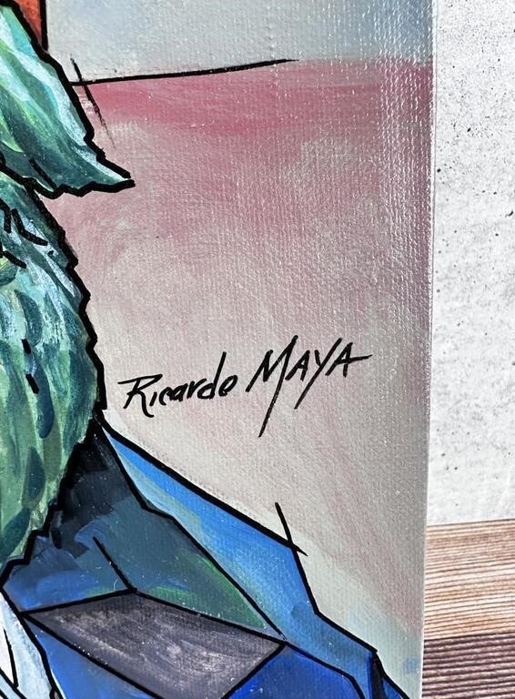 Ricardo Maya | Ricardo Maya Oil on Board Painting | MutualArt