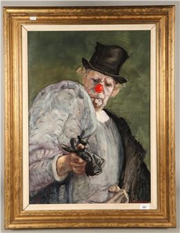 Clown portrait - Donald Swan