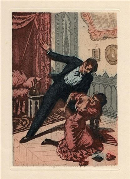 Jean Virolle | Jean Virolle 1930 Color Engraving Andre and Conchita ...